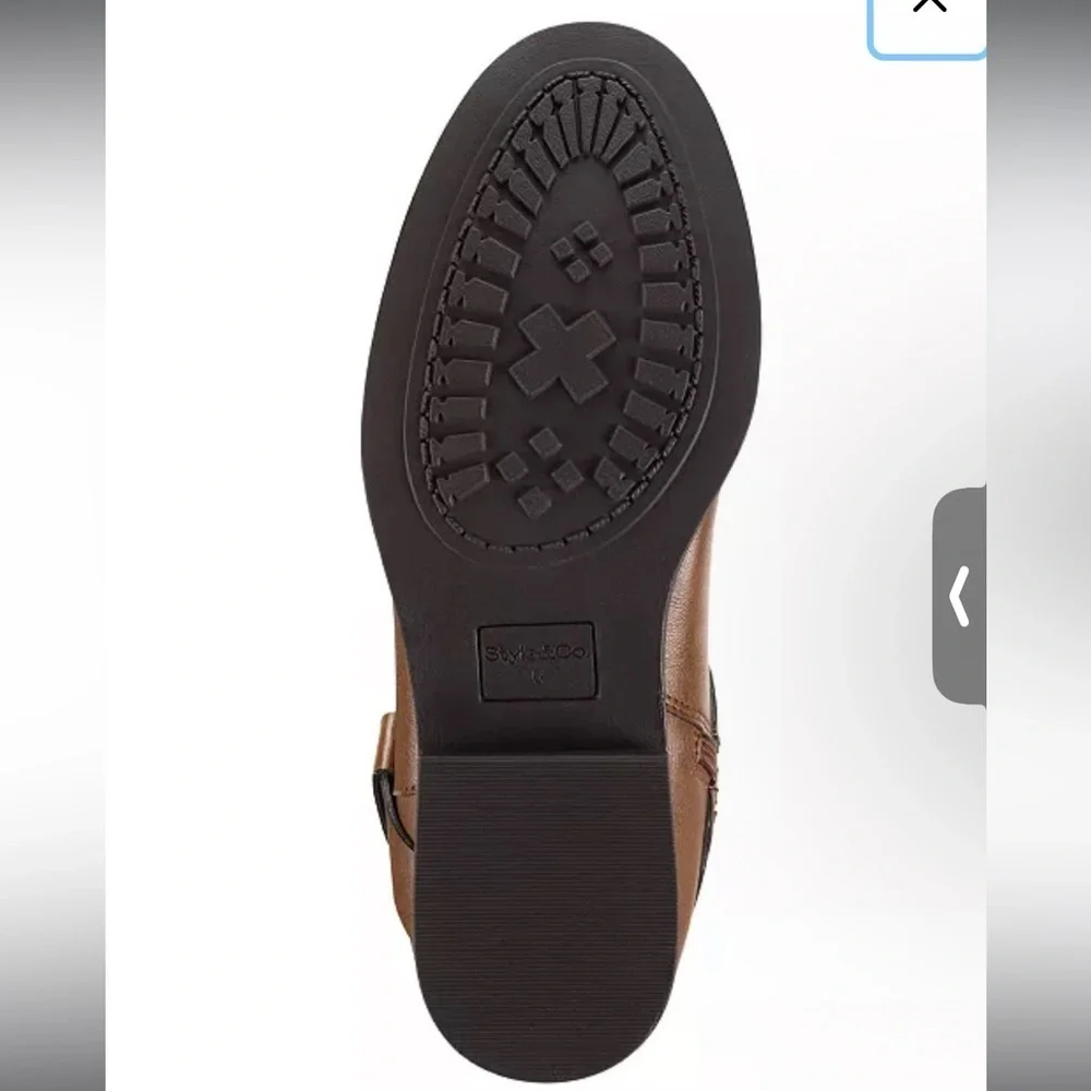 NEW Style &Co Madixe Chestnut Riding Boots - Brown US 10M